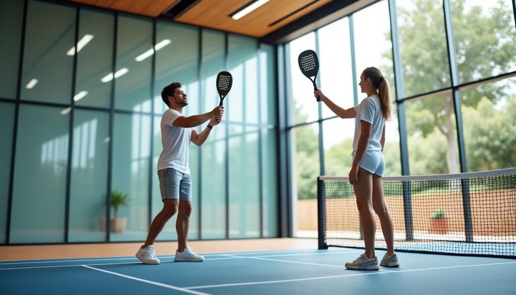 découvrez nos conseils et techniques de base pour bien débuter le padel en salle et profiter pleinement de ce sport en plein essor.