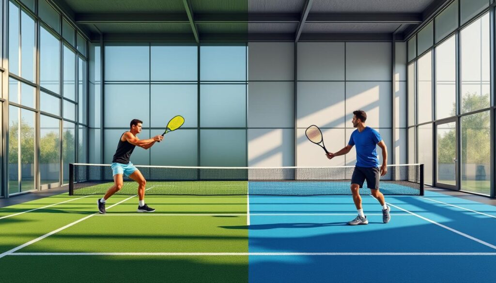 découvrez les principales différences entre le padel et le tennis indoor et ce que cela signifie pour les joueurs, en termes de techniques, d'équipement et d'expérience de jeu.